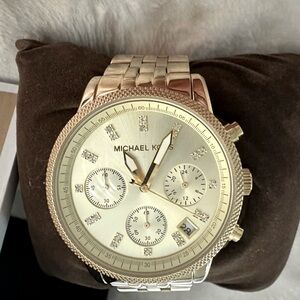 Michael Kors Gold Chronograph Watch